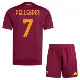 Goedkope AS Roma Pellegrini 7 Kids Thuistenue 2025-26